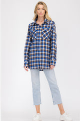 Oversize Boyfriend Plaid Checkered Flannel