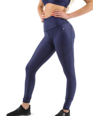 SALE! 50% OFF! Venice Activewear Leggings - Navy [MADE IN ITALY]