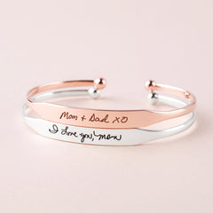 Handwritten Bracelet Memorial Handwriting Jewelry