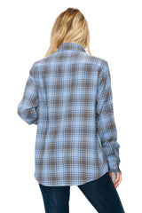 Oversize Boyfriend Plaid Checkered Flannel