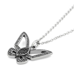 Black & Bold Butterfly Necklace