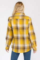 Oversize Boyfriend Plaid Checkered Flannel