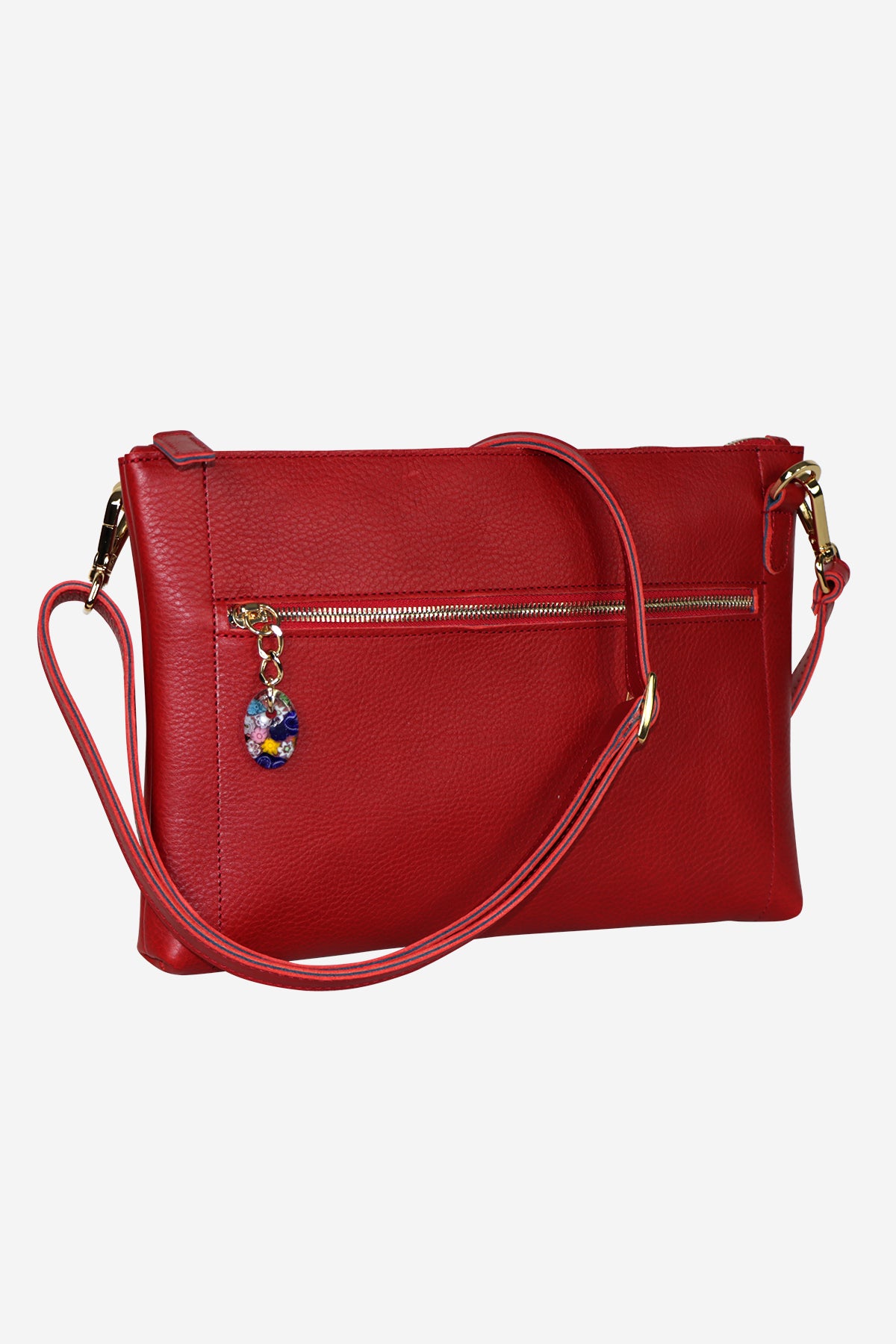 Leather Shiny Bag Red