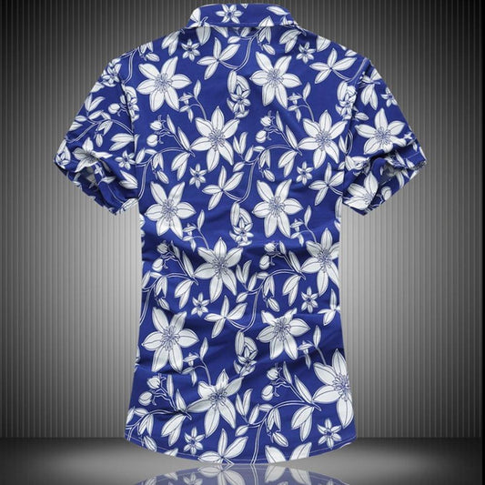 Mens Short Sleeve Floral Shirt