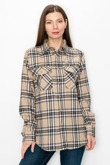 Oversize Boyfriend Plaid Checkered Flannel