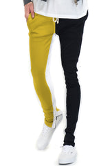 SLICE TRACK PANTS- BK/YELLOW