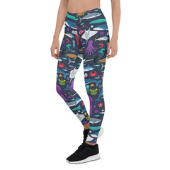 Marine Life Leggings for Women