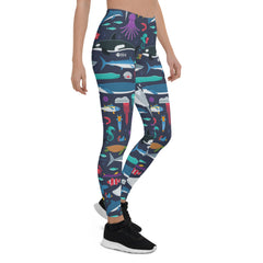 Marine Life Leggings for Women