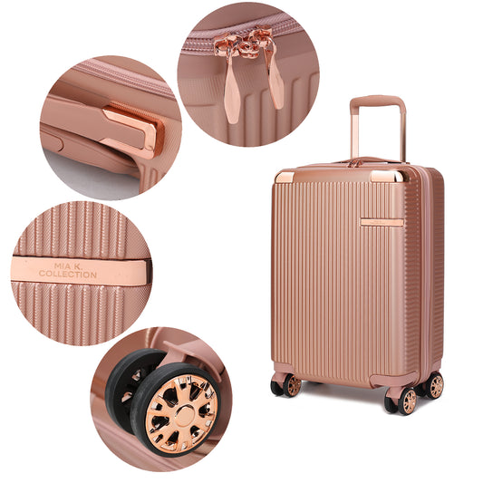 MKF Collection Tulum 2-piece carry-on luggage set by Mia K