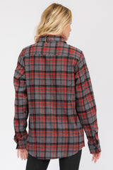 Oversize Boyfriend Plaid Checkered Flannel