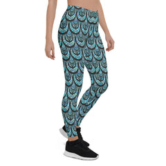 Ocean Mermaid Leggings for Women