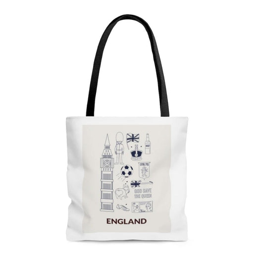 Symbols of ENGLAND Everyday Shopper Tote Bag Medium