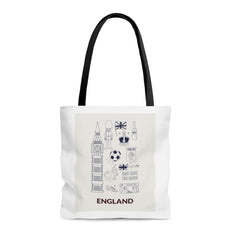 Symbols of ENGLAND Everyday Shopper Tote Bag Medium