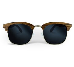 Zebra Wooden Sunglasses - Old Youth