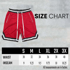 Solid Mesh Basketball Active Shorts