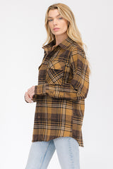 Oversize Boyfriend Plaid Checkered Flannel