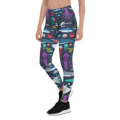 Marine Life Leggings for Women