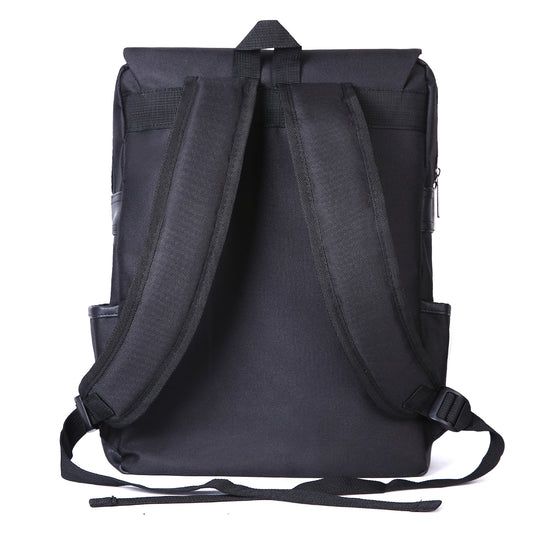 Slim Backpack,College, School & Business Fits 15-inch Laptop-All-Black