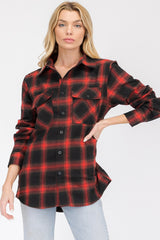 Oversize Boyfriend Plaid Checkered Flannel