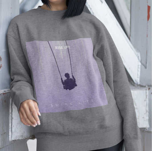 Womens Purple Logo Sweatshirt