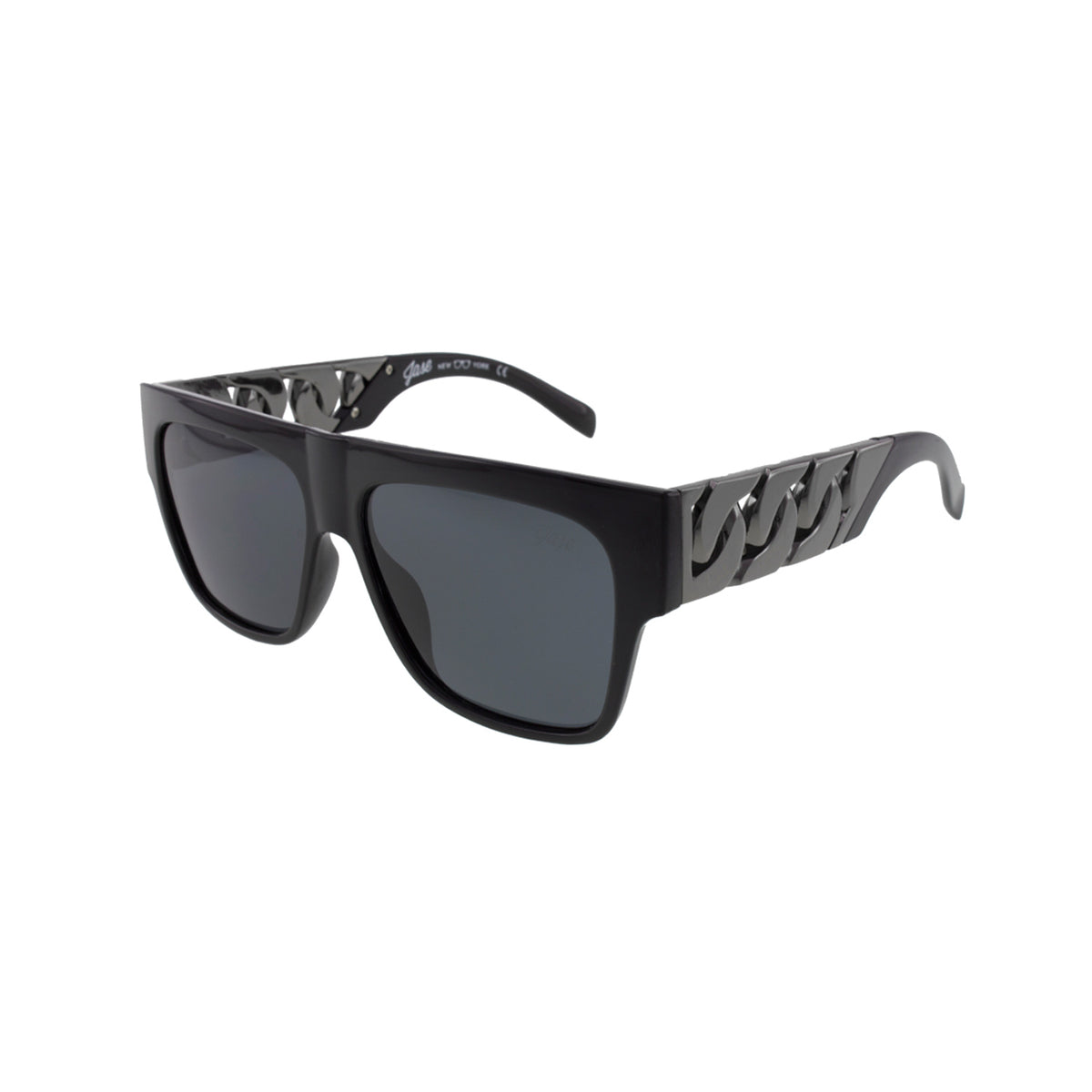 Jase New York Cache Sunglasses in Gunmetal