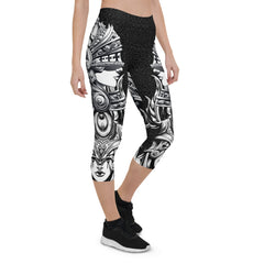 Valkyrie Capri Leggings for Women