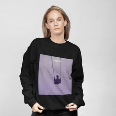 Womens Purple Logo Sweatshirt