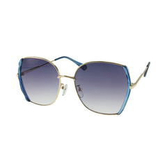 MQ Lola Sunglasses in Blue / Smoke