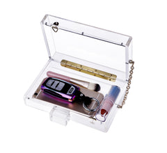 Transparent Acrylic Clear Clasp Clutch