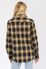 Oversize Boyfriend Plaid Checkered Flannel