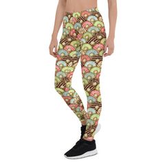 Womens Donuts Leggings