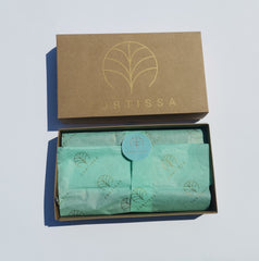 Sally aqua cork wallet