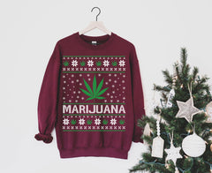 Marijuana Winter Sweatshirt