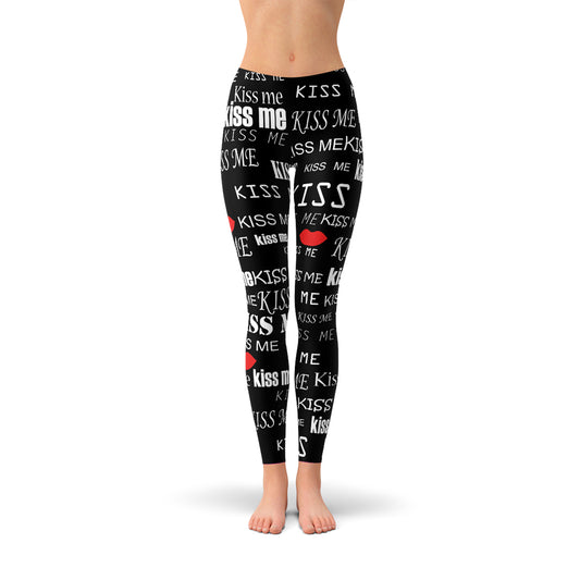 Kiss Me Black Leggings