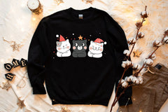 Cute Cats Christmas Sweatshirt