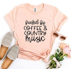 Fueled By Coffee And Country Music T-shirt