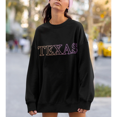 Womens Texas Gradient Crewneck Sweatshirt