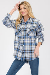 Oversize Boyfriend Plaid Checkered Flannel