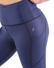 SALE! 50% OFF! Venice Activewear Leggings - Navy [MADE IN ITALY]