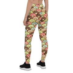 Womens Donuts Leggings