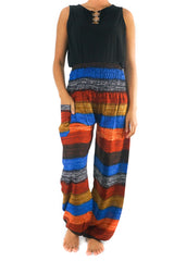 Striped Harem Pants, Hippie Pants, Boho Pants, Striped Pants