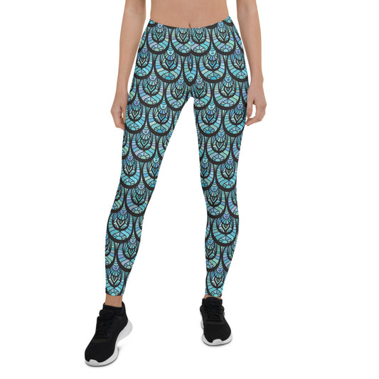 Ocean Mermaid Leggings for Women