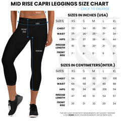 Marine Life Capri Leggings for Women