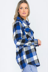 Oversize Boyfriend Plaid Checkered Flannel