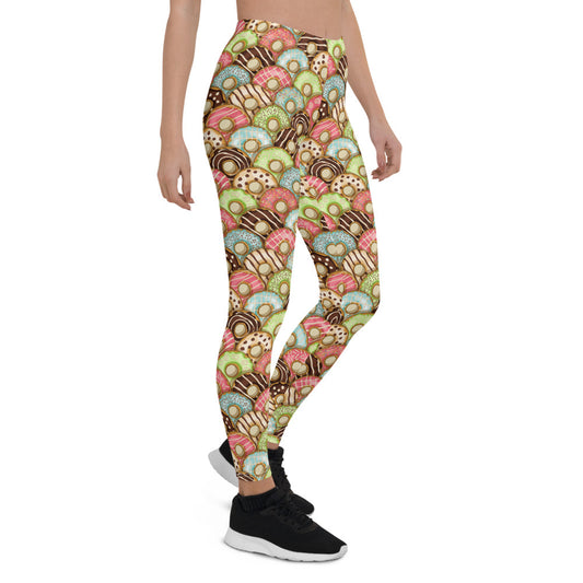 Womens Donuts Leggings