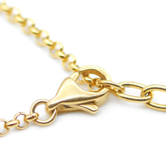 Gold Plated Charm Cat Necklace