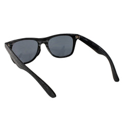 MQ Lafayette Sunglasses in Faux Blackwood / Smoke