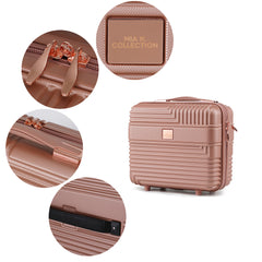 MKF Mykonos Luggage Set with Medium Carry-on and Small Cosmetic Case