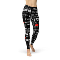 Kiss Me Black Leggings