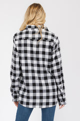 Oversize Boyfriend Plaid Checkered Flannel